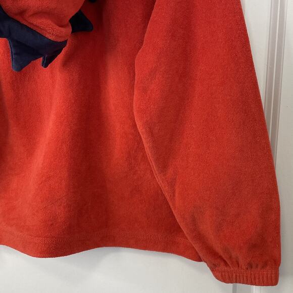 Hanna Andersson Orange Dino Terry Jacket Size 110 5 - Picture 5 of 8
